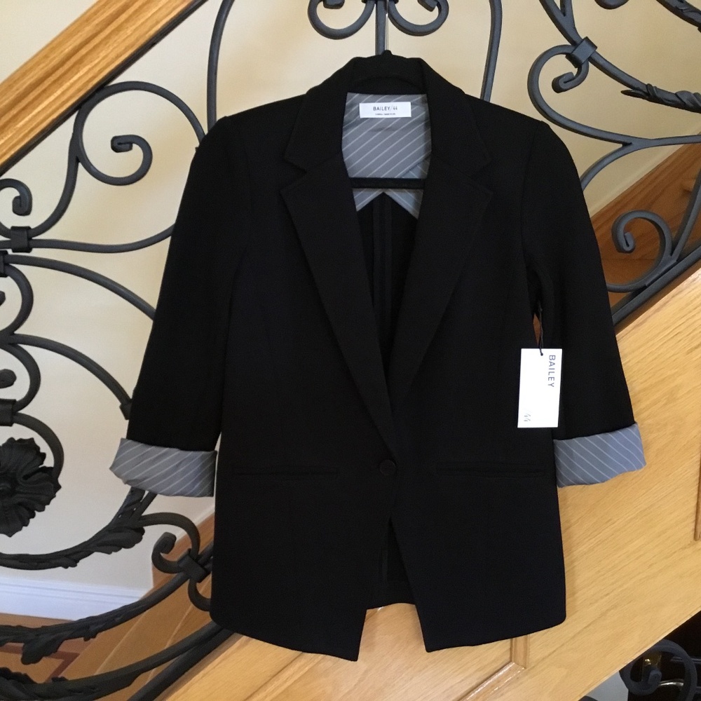 BAILEY/44 BLACK BLAZER JACKET NWT